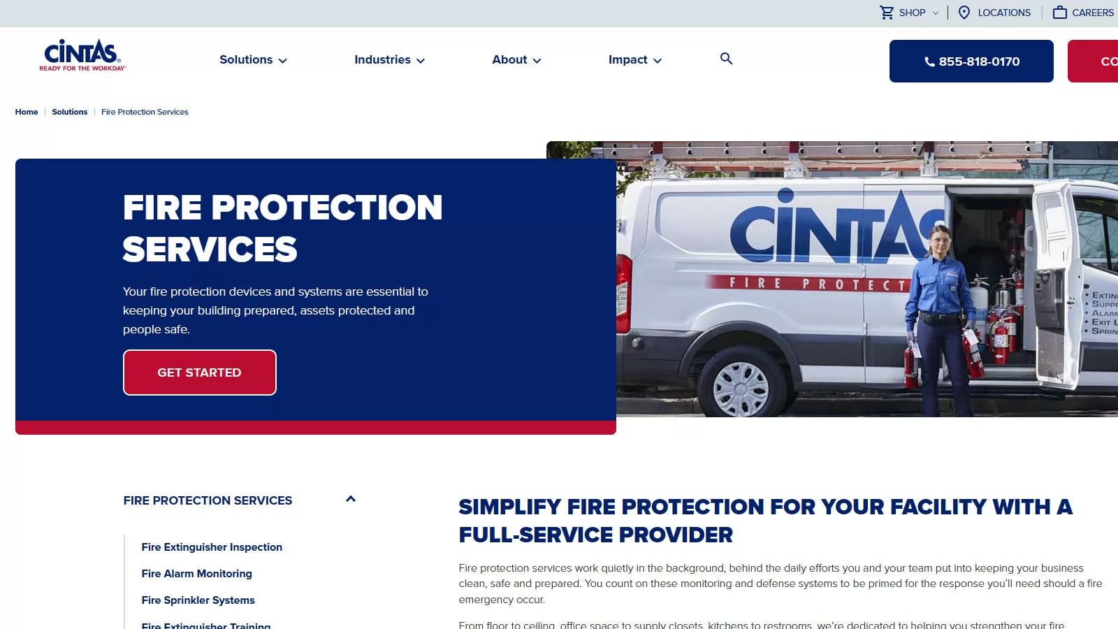 4. Cintas Fire Protection Services